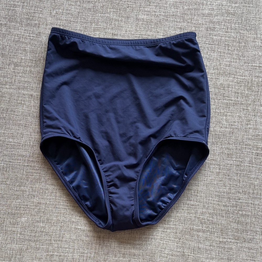 Lands' End Women's Navy Bikini Bottom